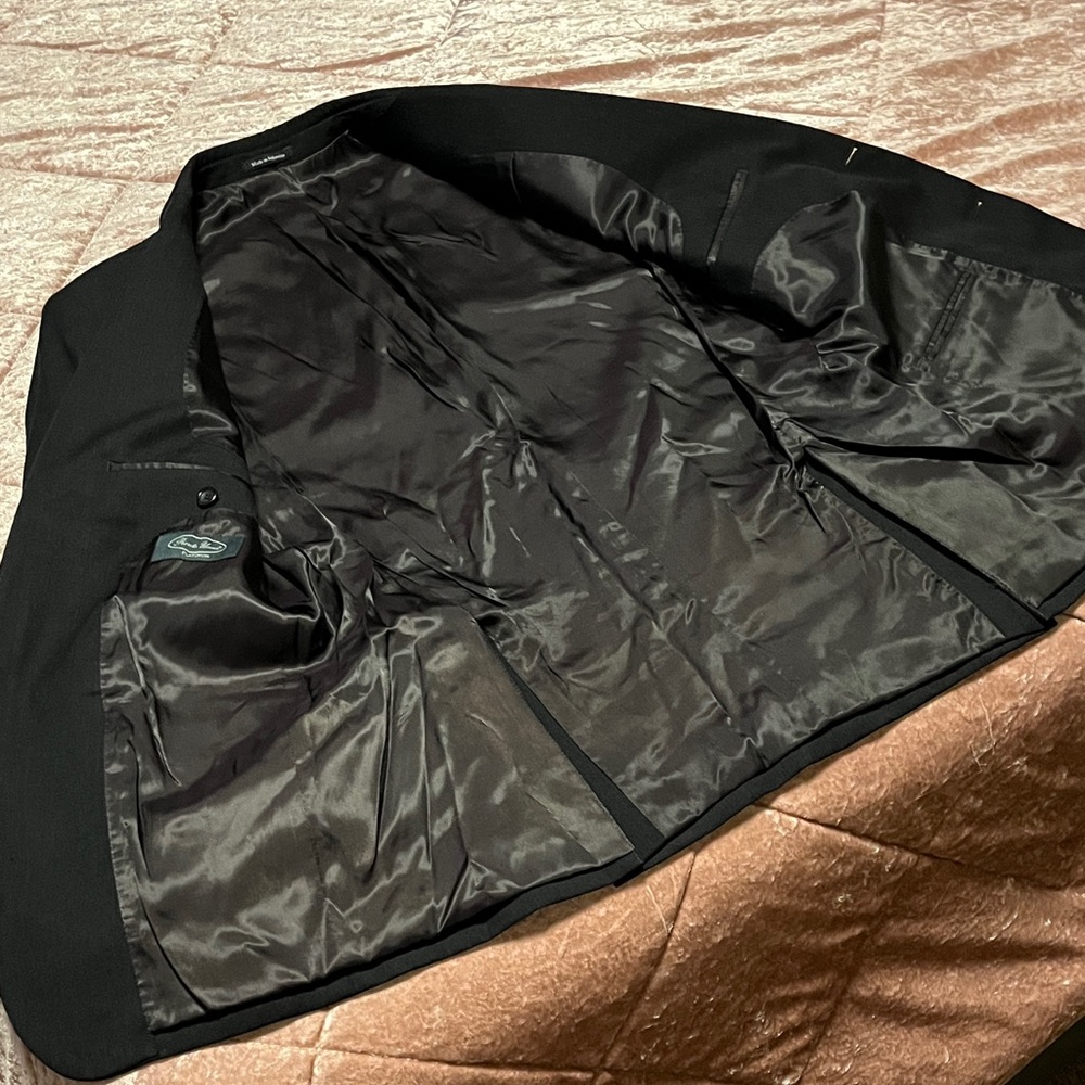 Pronto Uomo Charcoal Suit Jacket - Picture 6 of 9